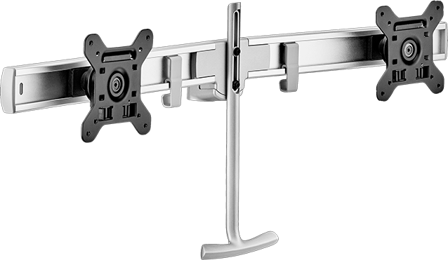 universal dual monitor mount